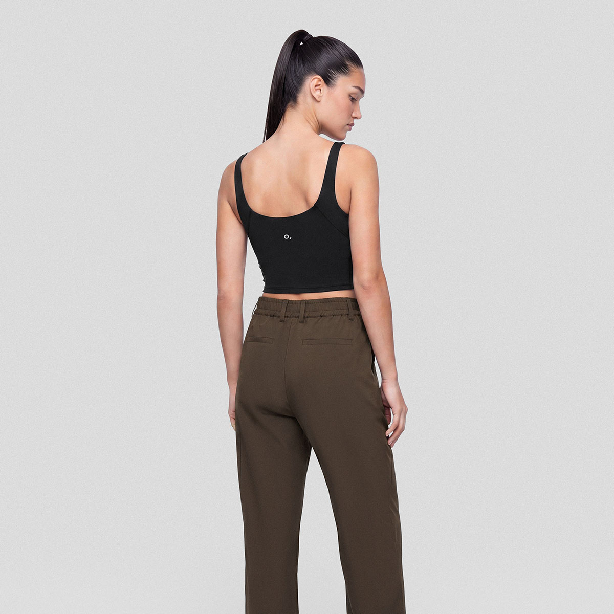 Amara Kadın Wide Leg Pantolon Kahverengi - 5