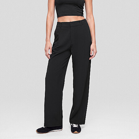 Amara Kadın Wide Leg Pantolon Siyah - 4