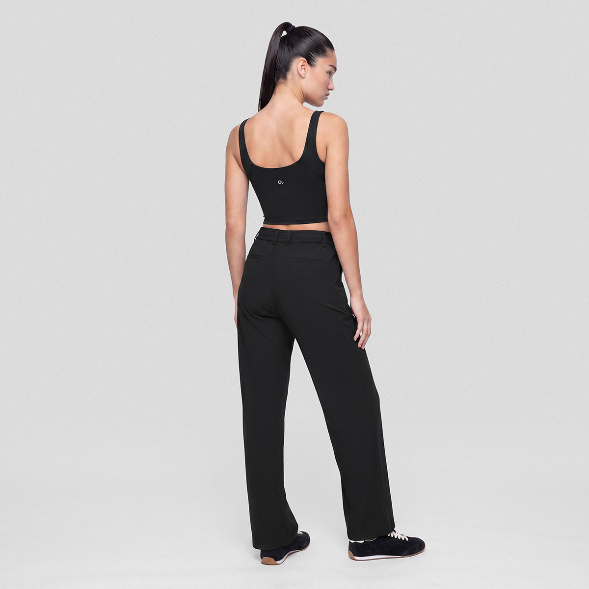 Amara Kadın Wide Leg Pantolon Siyah - 5