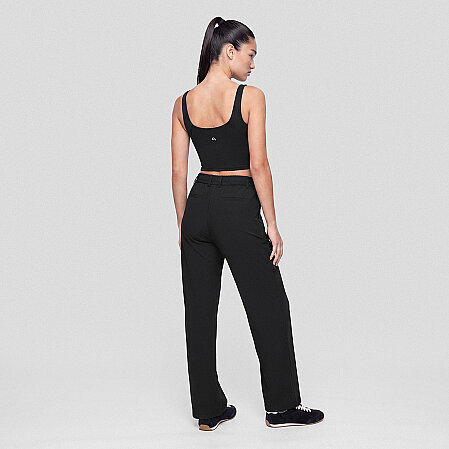 Amara Kadın Wide Leg Pantolon Siyah - 5