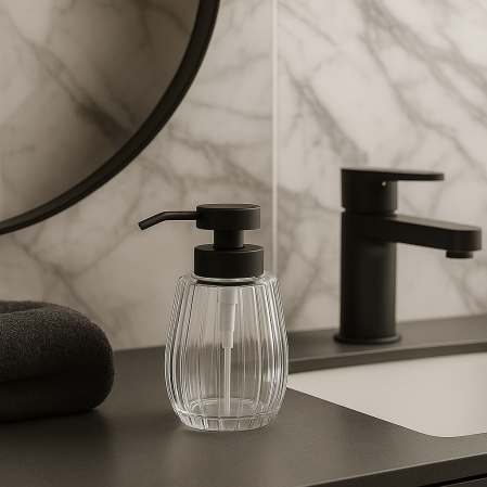 Marisel Cam Sıvı Sabunluk Şeffaf - 2