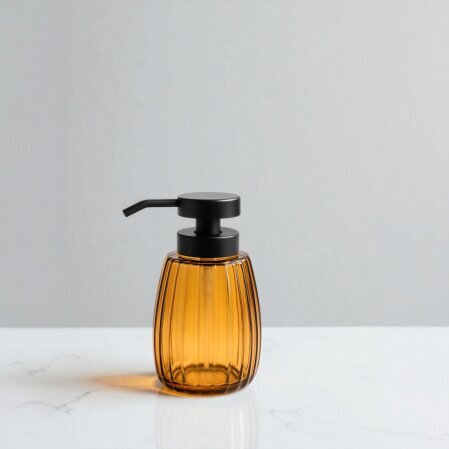 Marisel Cam Sıvı Sabunluk Amber - Qua Home