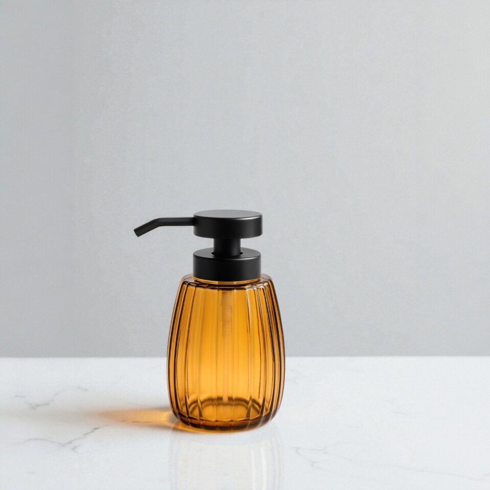 Marisel Cam Sıvı Sabunluk Amber - 1
