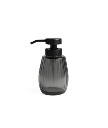 Marisel Cam Sıvı Sabunluk Antrasit - Qua Home