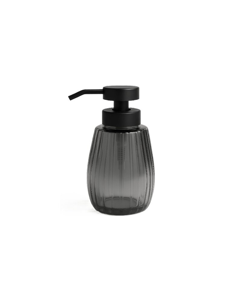 Marisel Cam Sıvı Sabunluk Antrasit - 1