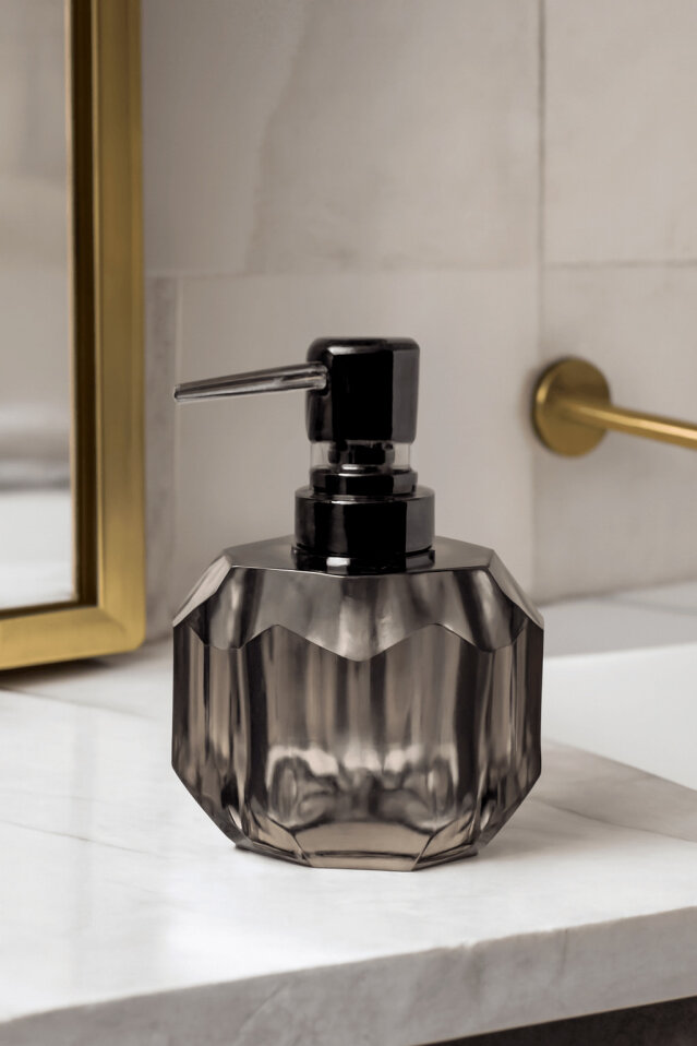 Pomy Akrilik Sıvı Sabunluk Füme - 1