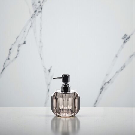 Pomy Akrilik Sıvı Sabunluk Füme - Qua Home