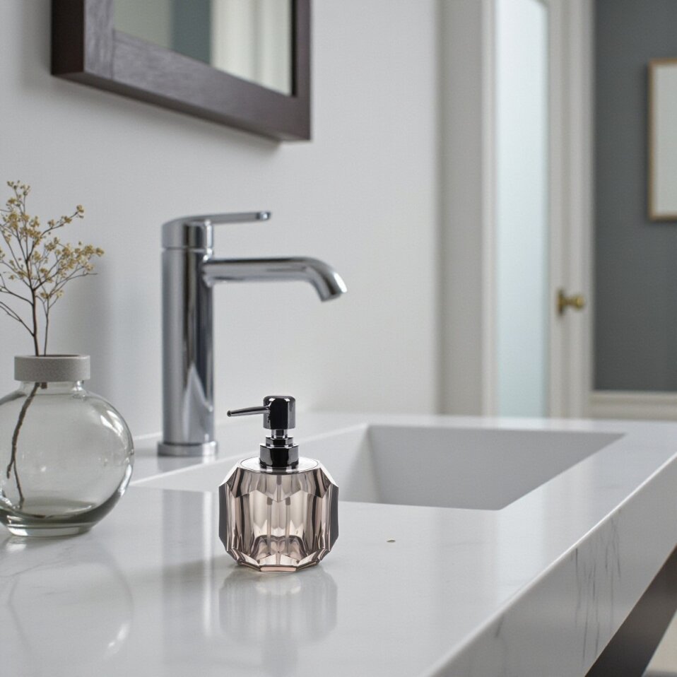 Pomy Akrilik Sıvı Sabunluk Füme - 2