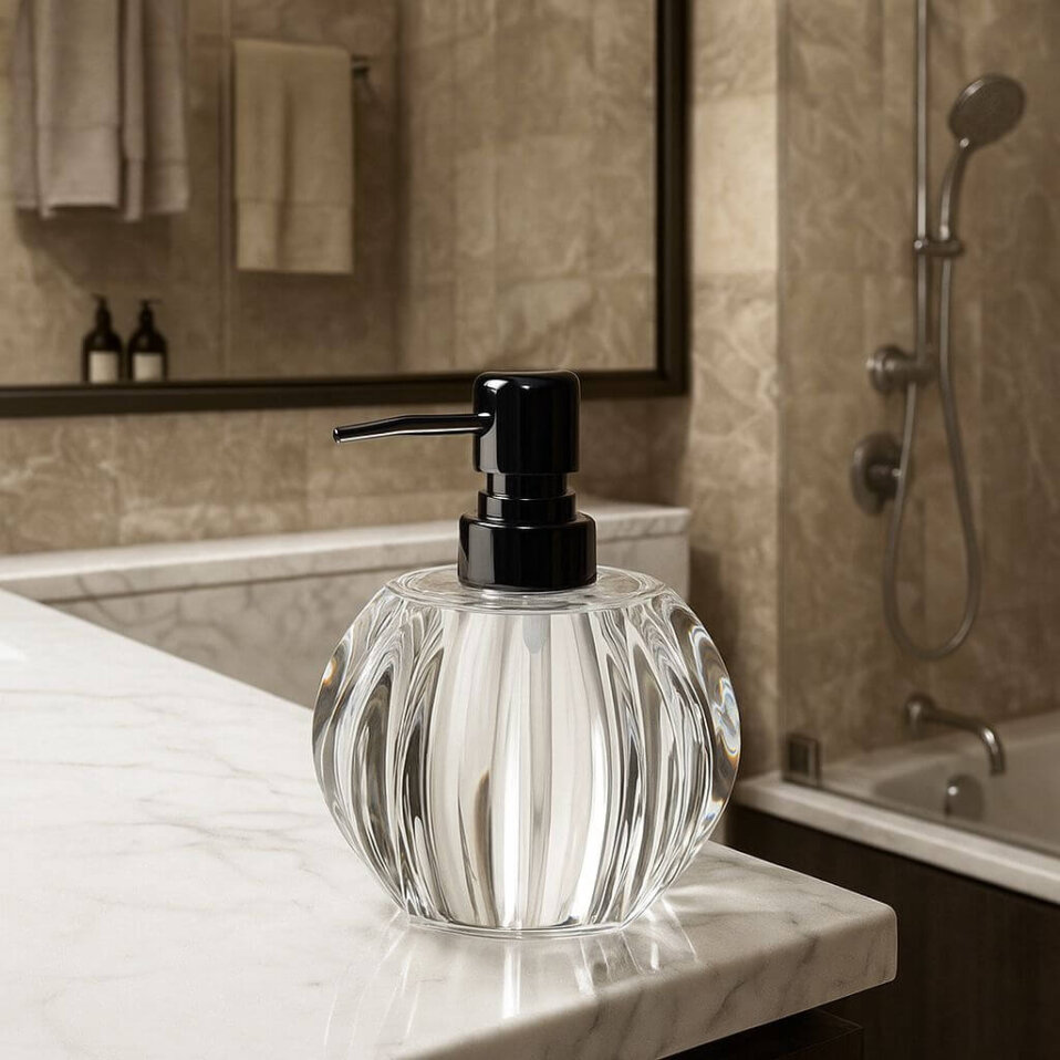 Pomy Akrilik Sıvı Sabunluk Şeffaf - 1