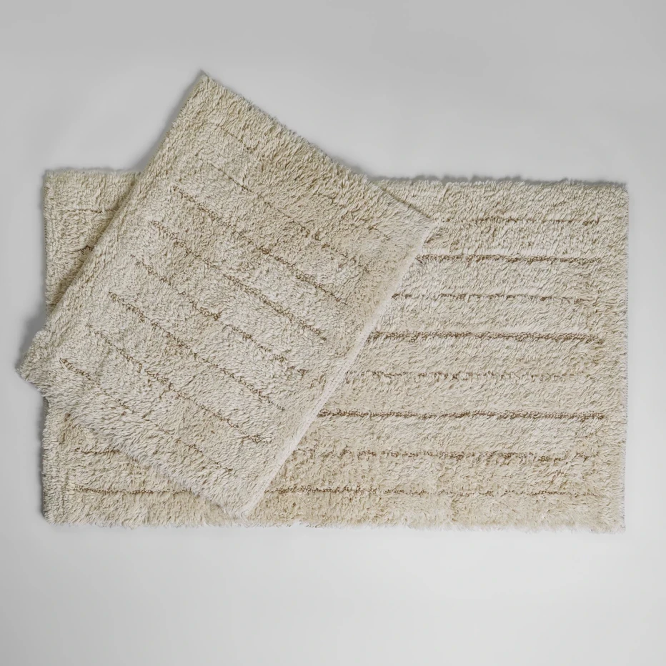 Daisy Banyo Paspası Seti Bej - 3