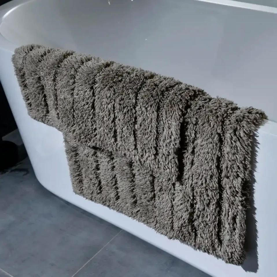 Daisy Banyo Paspası Seti Vizon - 4