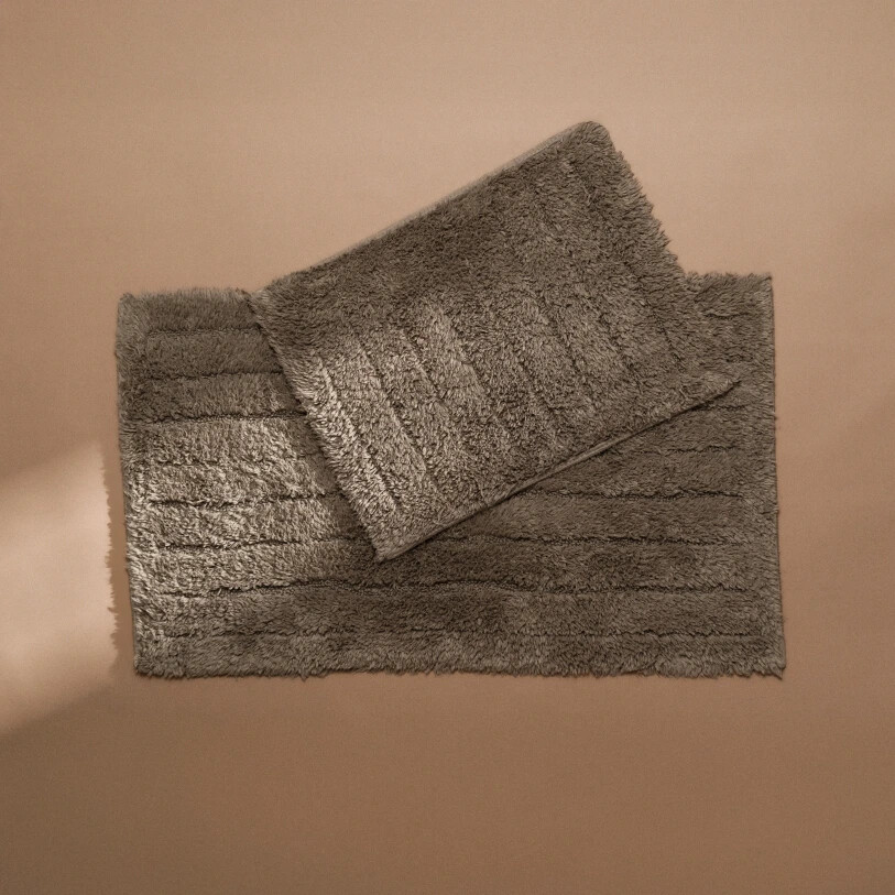 Daisy Banyo Paspası Seti Vizon - Qua Home