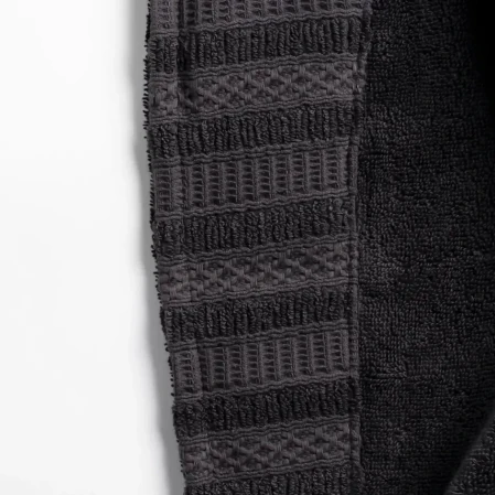 Mauve Pima Pamuk Kadın Bornoz Antrasit - 4