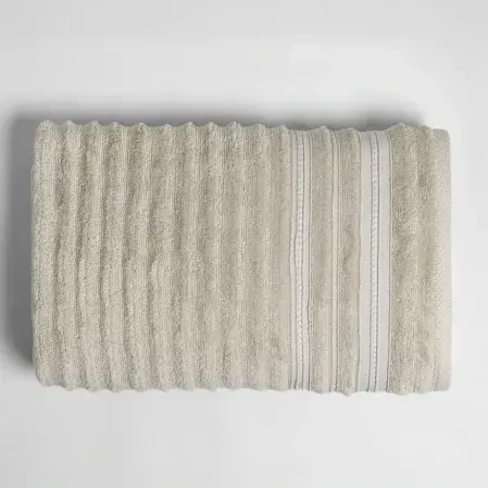 Aster Pima Pamuk Banyo Havlusu Bej 90x150 cm 
