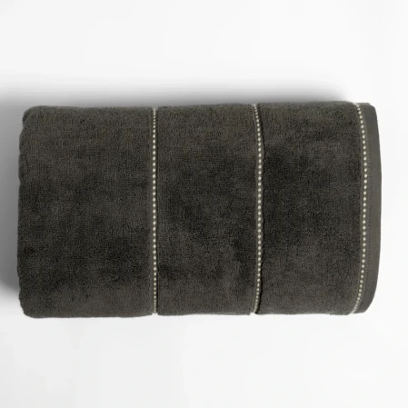 Copper Penye Pamuk Banyo Havlusu Antrasit 90x150 cm - 1