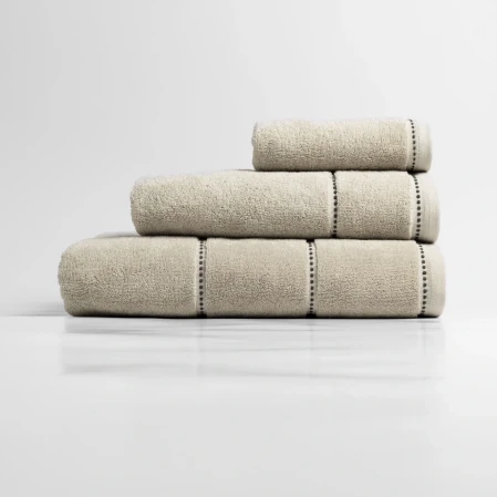 Copper Penye Pamuk Banyo Havlusu Ekru 90x150 cm - 5