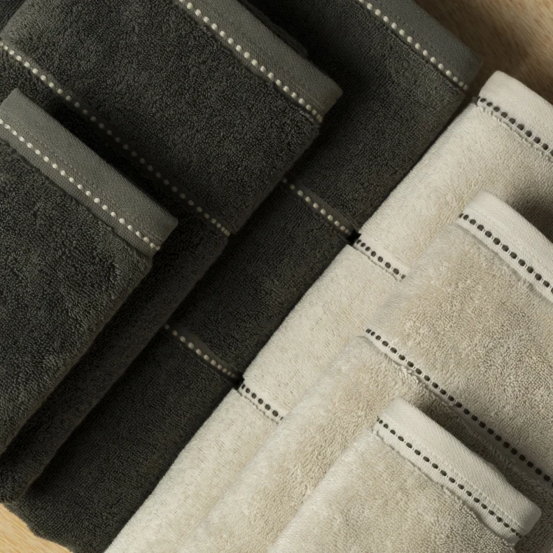 Copper Penye Pamuk Banyo Havlusu Ekru 90x150 cm - 4