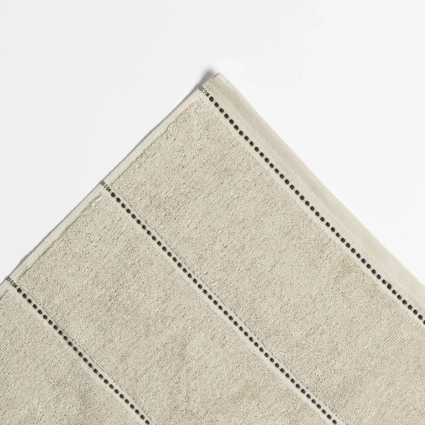 Copper Penye Pamuk Banyo Havlusu Ekru 90x150 cm - 2