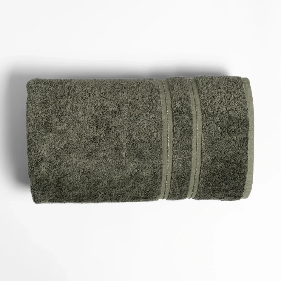 Dandelion Pima Pamuk Banyo Havlusu Haki 90x150 cm - 1