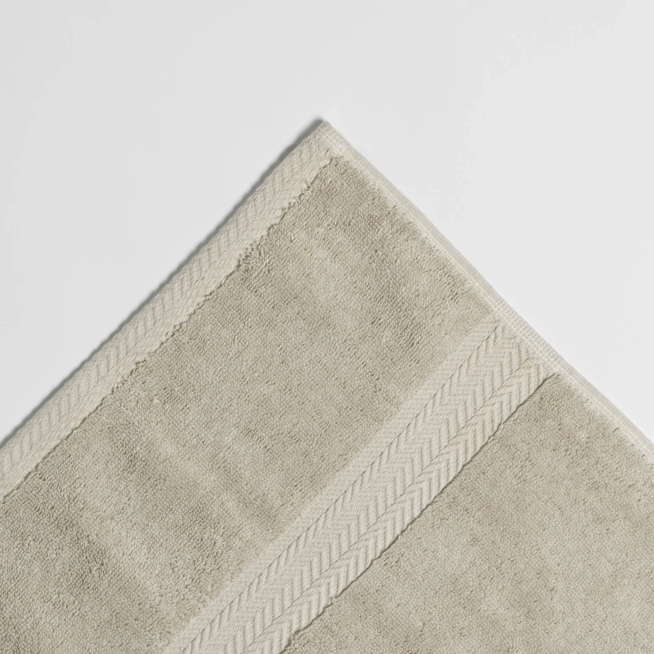 Laure Penye Pamuk Banyo Havlusu Ekru 90x150 cm - 2