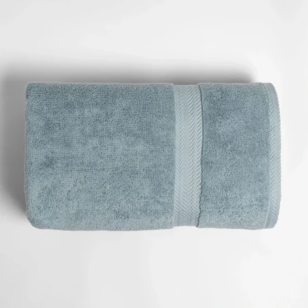 Laure Penye Pamuk Banyo Havlusu Mavi 90x150 cm 