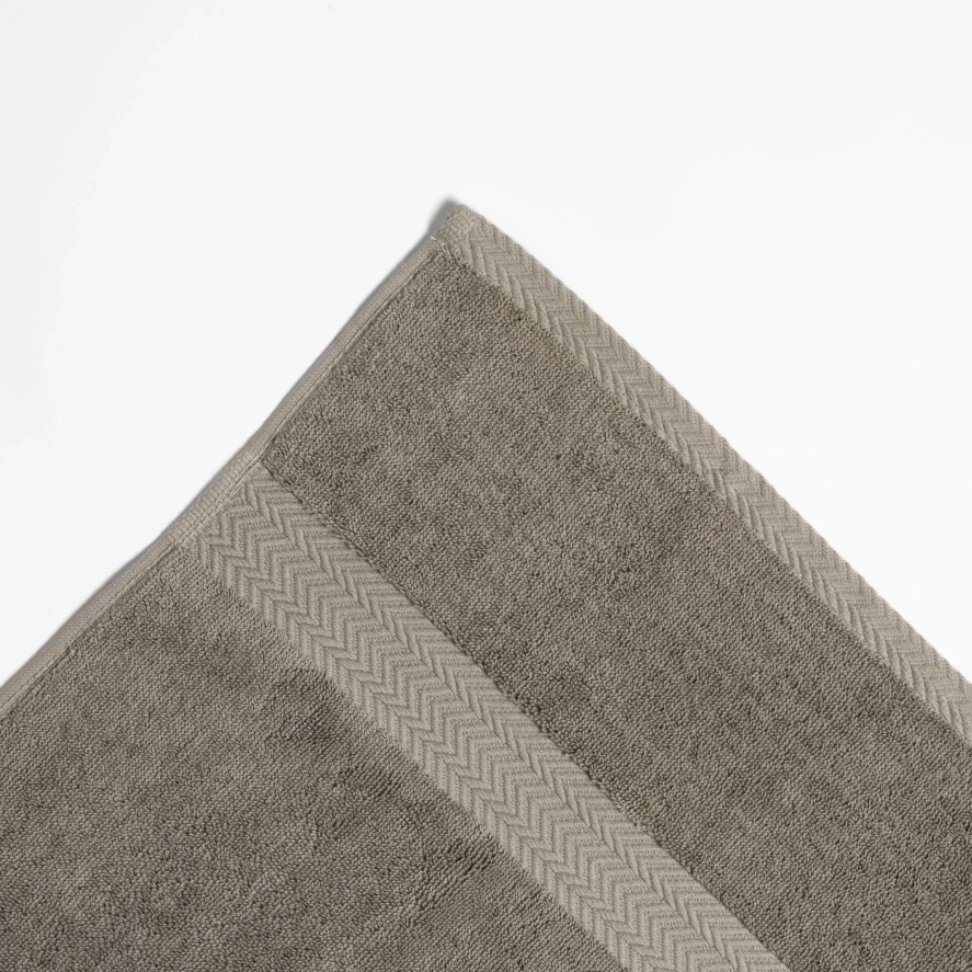 Laure Penye Pamuk Banyo Havlusu Taş 90x150 cm - 2