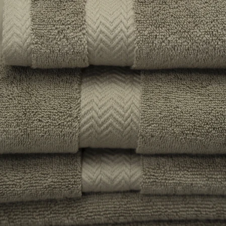 Laure Penye Pamuk Banyo Havlusu Taş 90x150 cm - 4