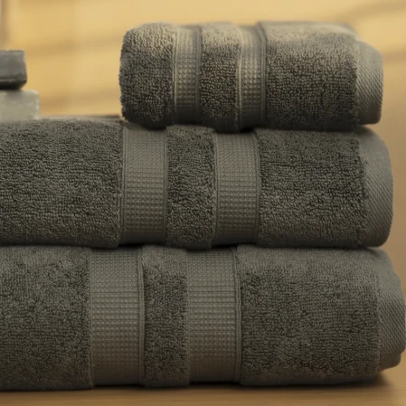 Narciso Penye Pamuk Banyo Havlusu Antrasit 90x150 cm - 3