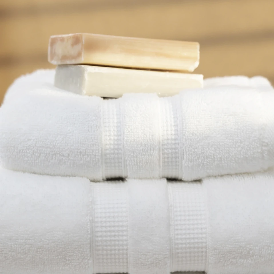 Narciso Penye Pamuk Banyo Havlusu Beyaz 90x150 cm - 3