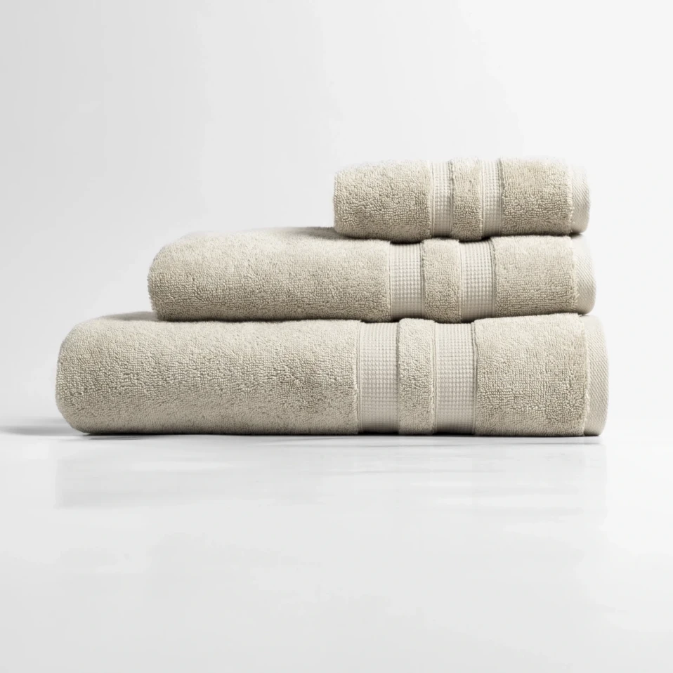 Narciso Penye Pamuk Banyo Havlusu Ekru 90x150 cm - 4