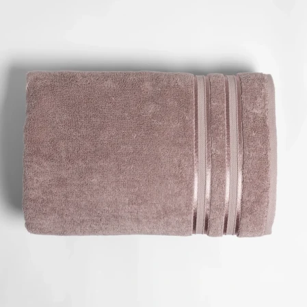 Olite Penye Pamuk Banyo Havlusu Gül Kurusu 90x150 cm 