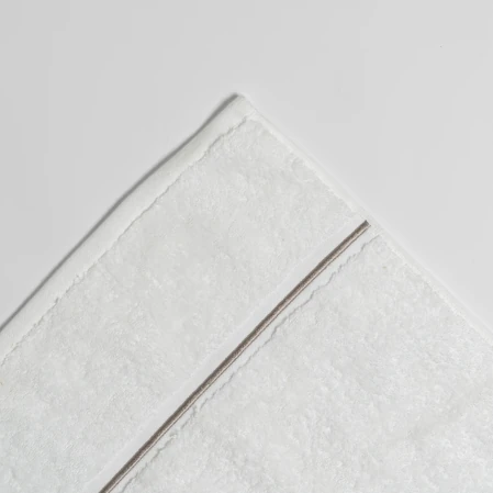 Petunia Pima Pamuk Banyo Havlusu Beyaz Taş 90x150 cm - 2