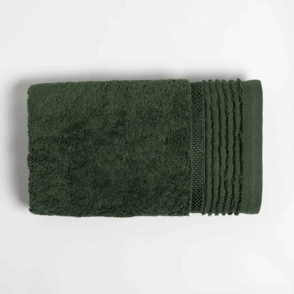 Vinca Pima Pamuk Banyo Havlusu Yeşil 90x150 cm - 1