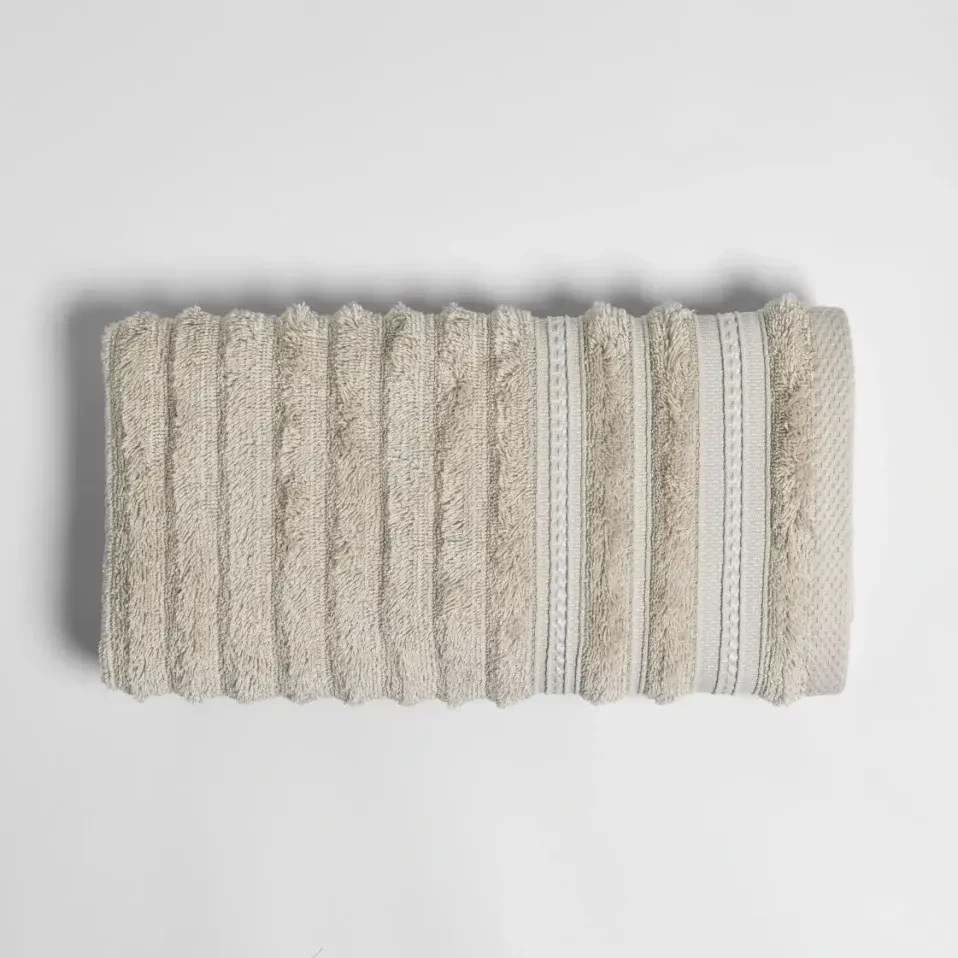 Aster Pima Pamuk El Havlusu Bej 30x50 cm - Qua Home