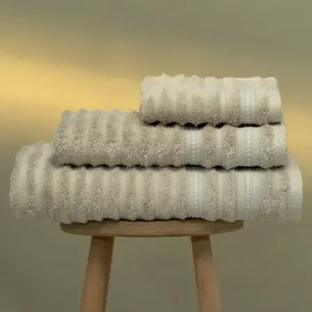 Aster Pima Pamuk El Havlusu Bej 30x50 cm - 4