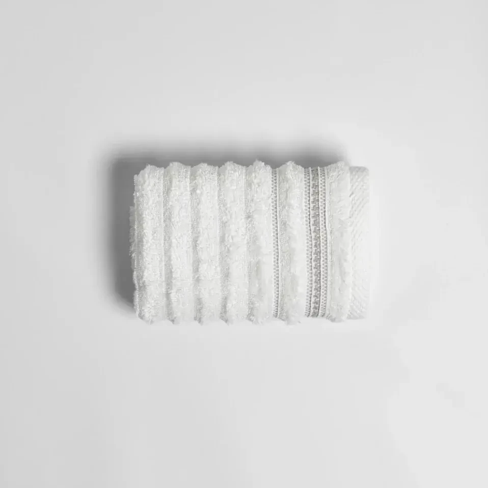 Aster Pima Pamuk El Havlusu Beyaz 30x50 cm - Qua Home