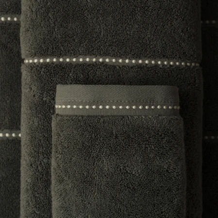 Copper Penye Pamuk El Havlusu Antrasit 30x50 cm - 2