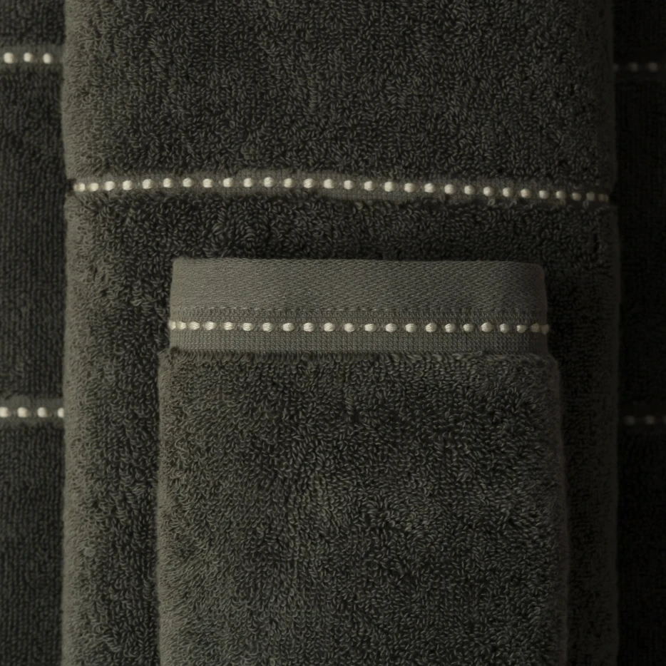 Copper Penye Pamuk El Havlusu Antrasit 30x50 cm - 2