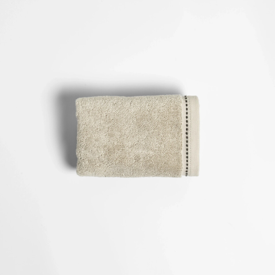 Copper Penye Pamuk El Havlusu Ekru 30x50 cm - 1