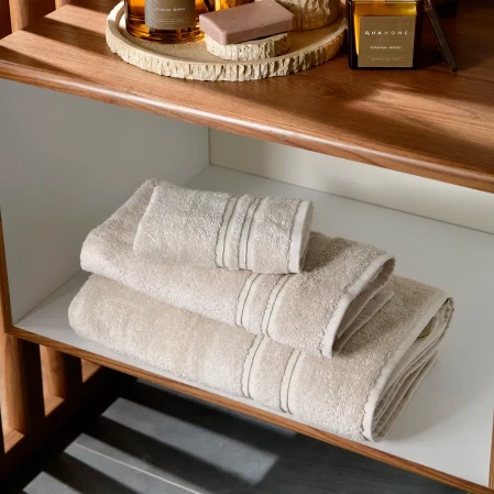 Dandelion Pima Pamuk El Havlusu Bej 30x50 cm - 6