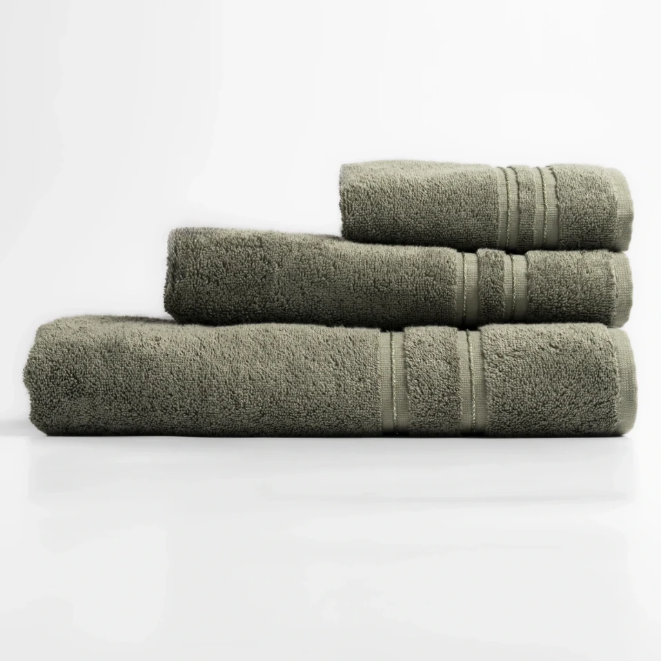 Dandelion Pima Pamuk El Havlusu Haki 30x50 cm - 5