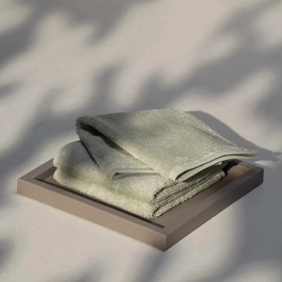 Fuji Pima Pamuk El Havlusu Mint 30x30 cm - Qua Home