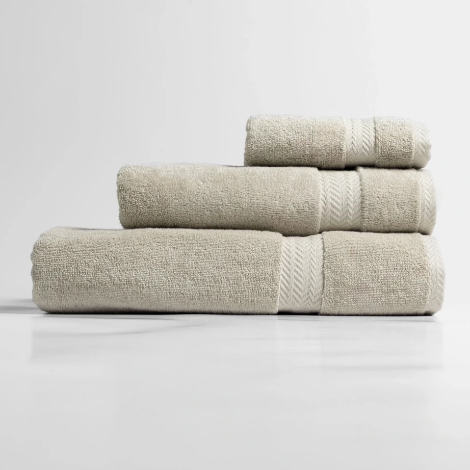 Laure Penye Pamuk El Havlusu Ekru 30x50 cm - 5