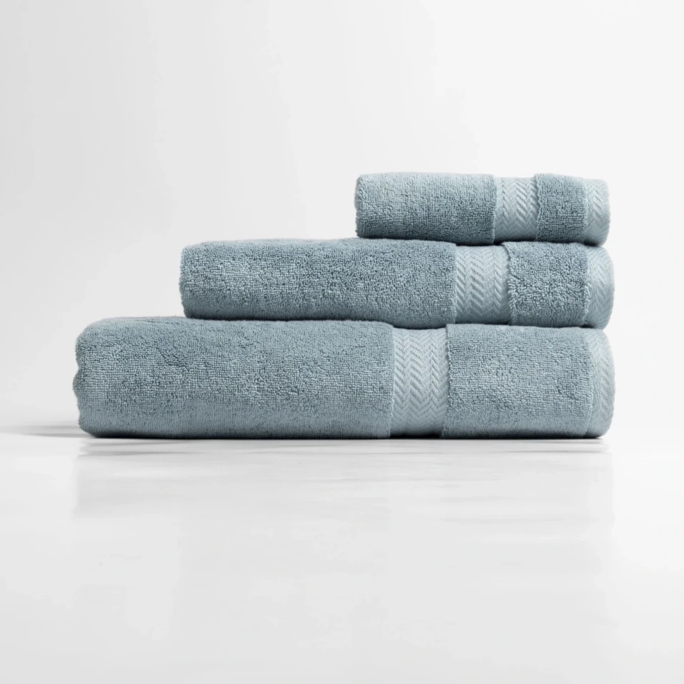 Laure Penye Pamuk El Havlusu Mavi 30x50 cm - 5