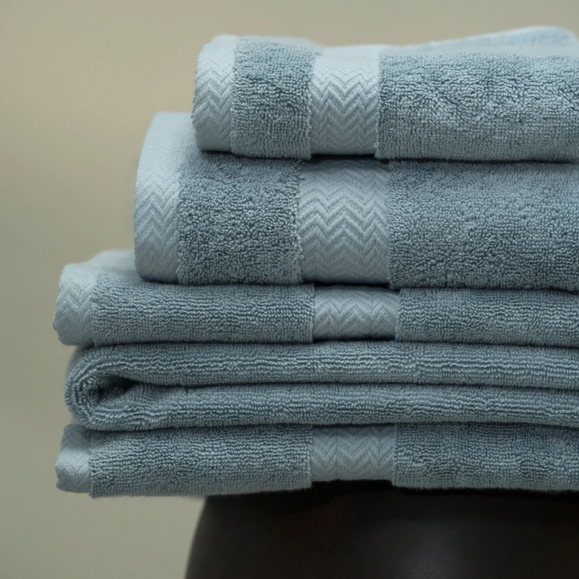 Laure Penye Pamuk El Havlusu Mavi 30x50 cm - 3