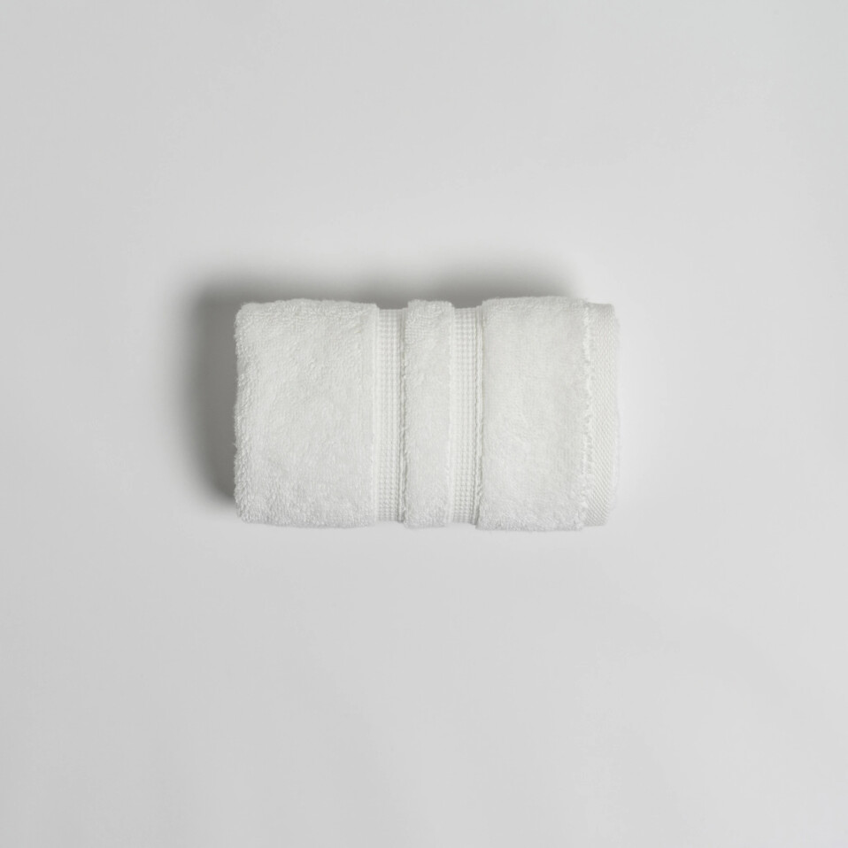 Narciso Penye Pamuk El Havlusu Beyaz 30x50 cm - Qua Home