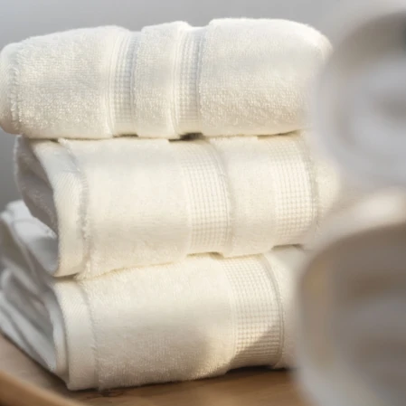 Narciso Penye Pamuk El Havlusu Beyaz 30x50 cm - 3