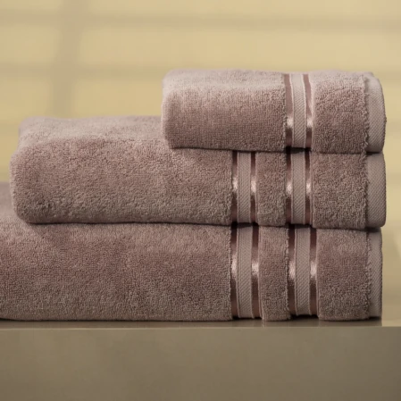 Olite Penye Pamuk El Havlusu Gül Kurusu 30x50 cm - 4