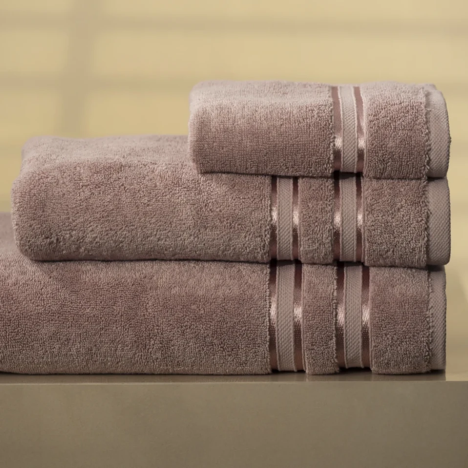 Olite Penye Pamuk El Havlusu Gül Kurusu 30x50 cm - 4