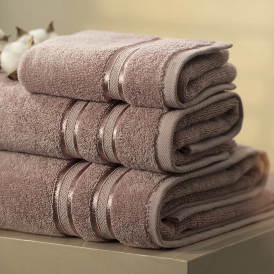 Olite Penye Pamuk El Havlusu Gül Kurusu 30x50 cm - 3